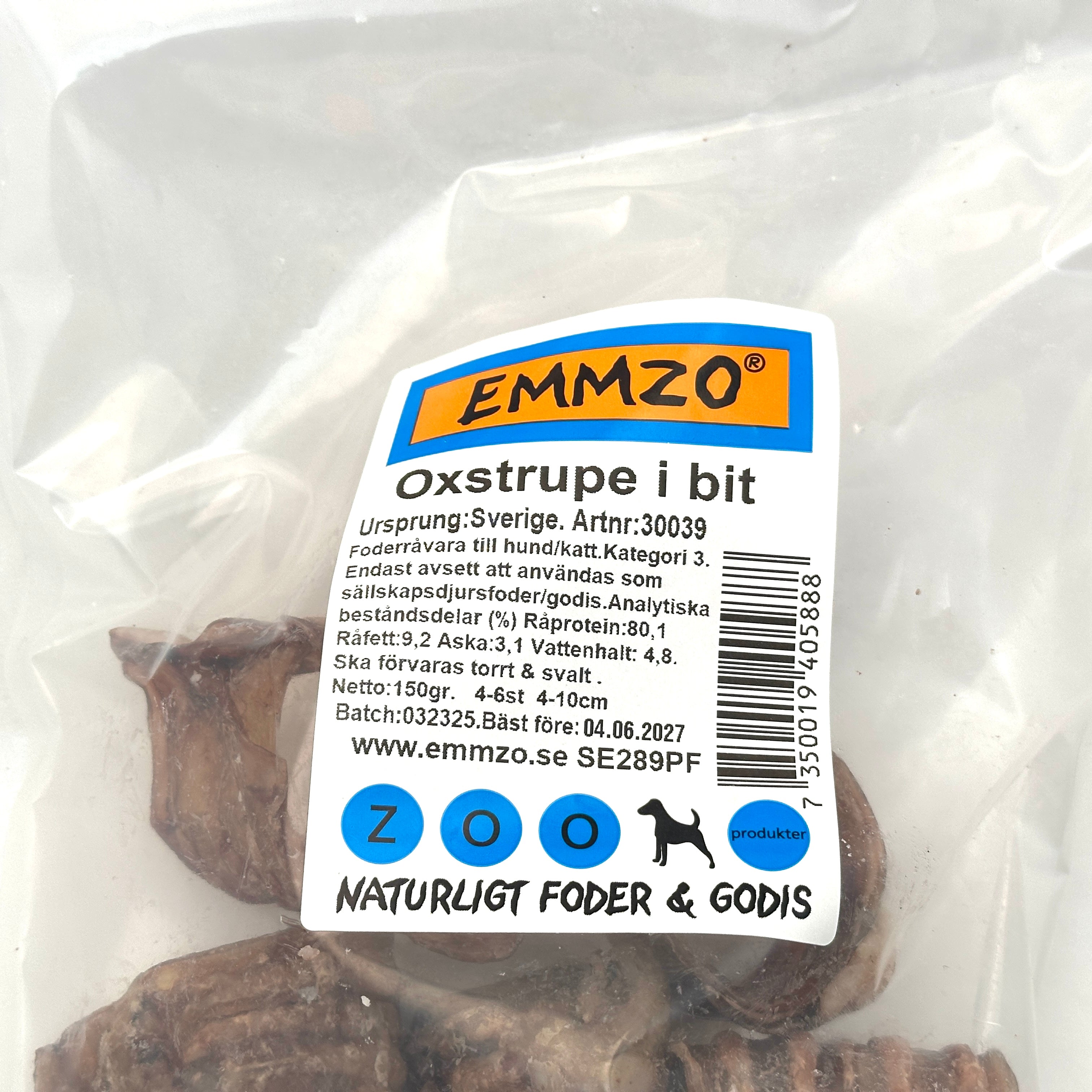 Emmzo - Svensk oxstrupe i bitar (150g)