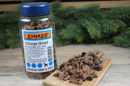 Emmzo - Svensk oxtunga tärnad (300g)