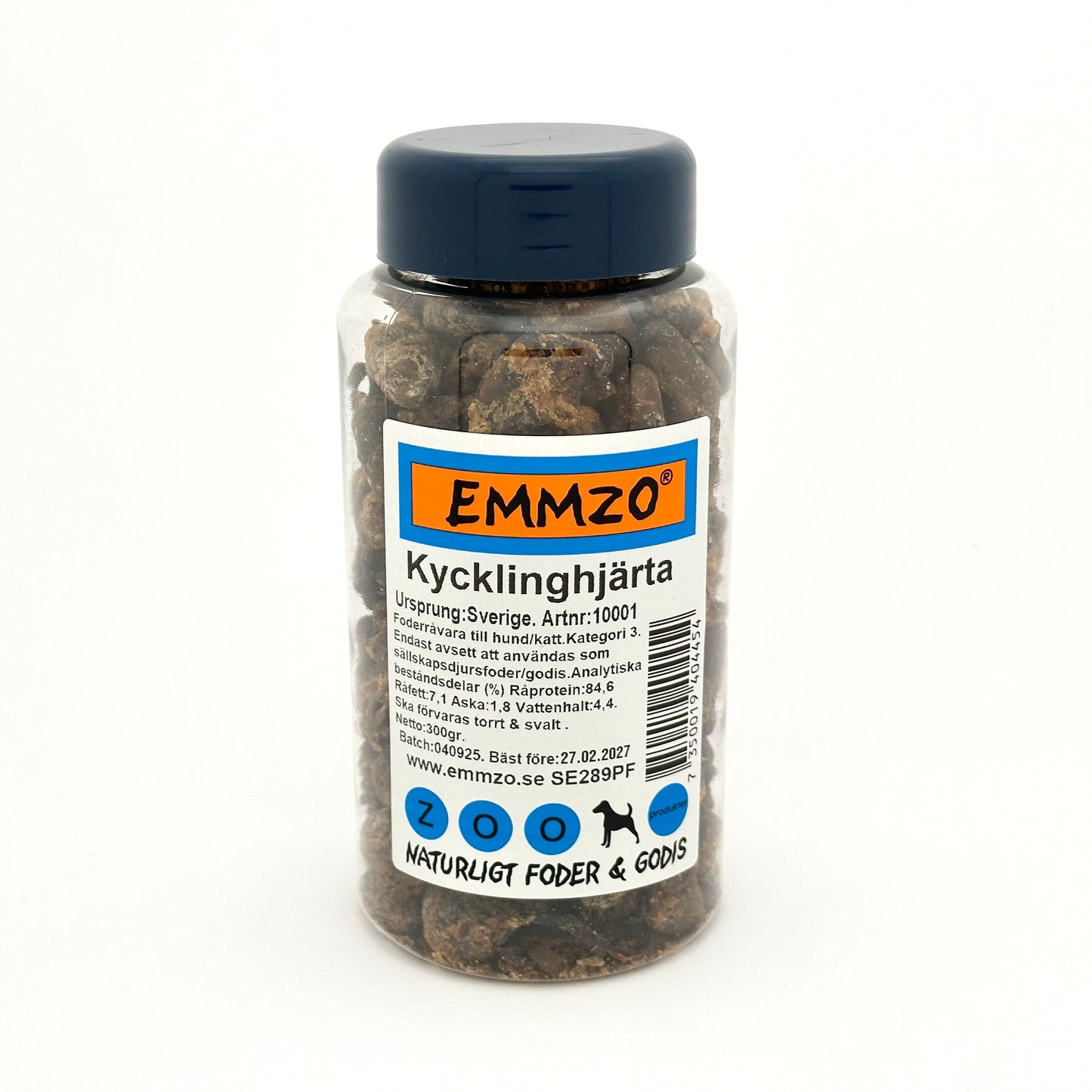 Emmzo - Hela kycklinghjärtan från Sverige (100g, 300g eller 500g)