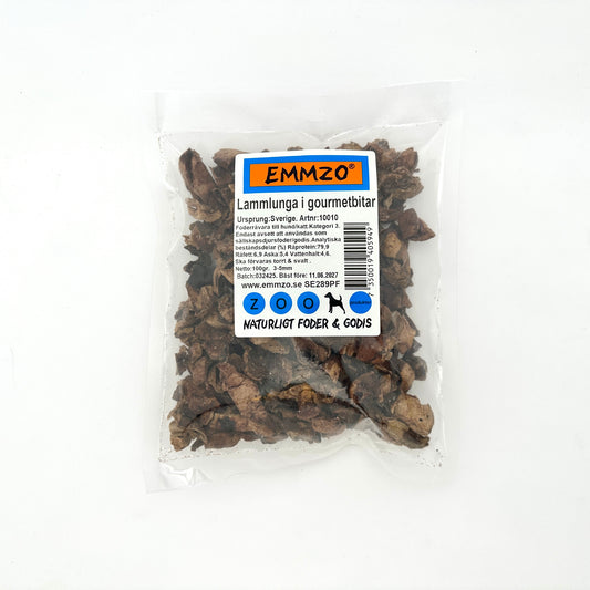 Emmzo - Svensk lammlunga gourmebitar (100g)