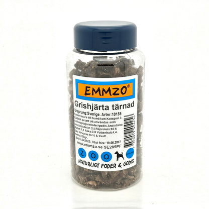 Emmzo - Svenskt grishjärta tärnad (100g eller 250g)