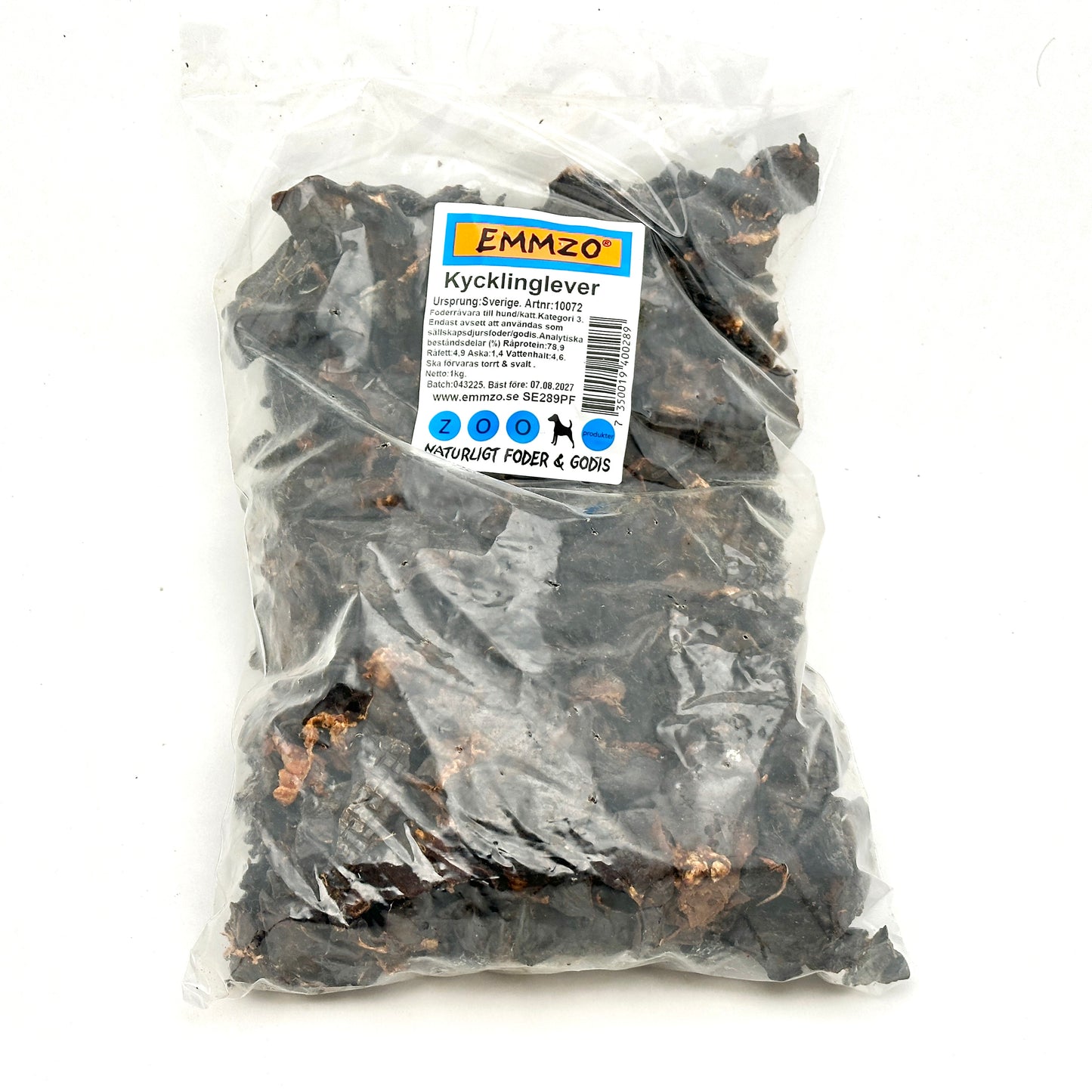 Emmzo - Hela kycklinghjärtan från Sverige (100g, 300g eller 500g)