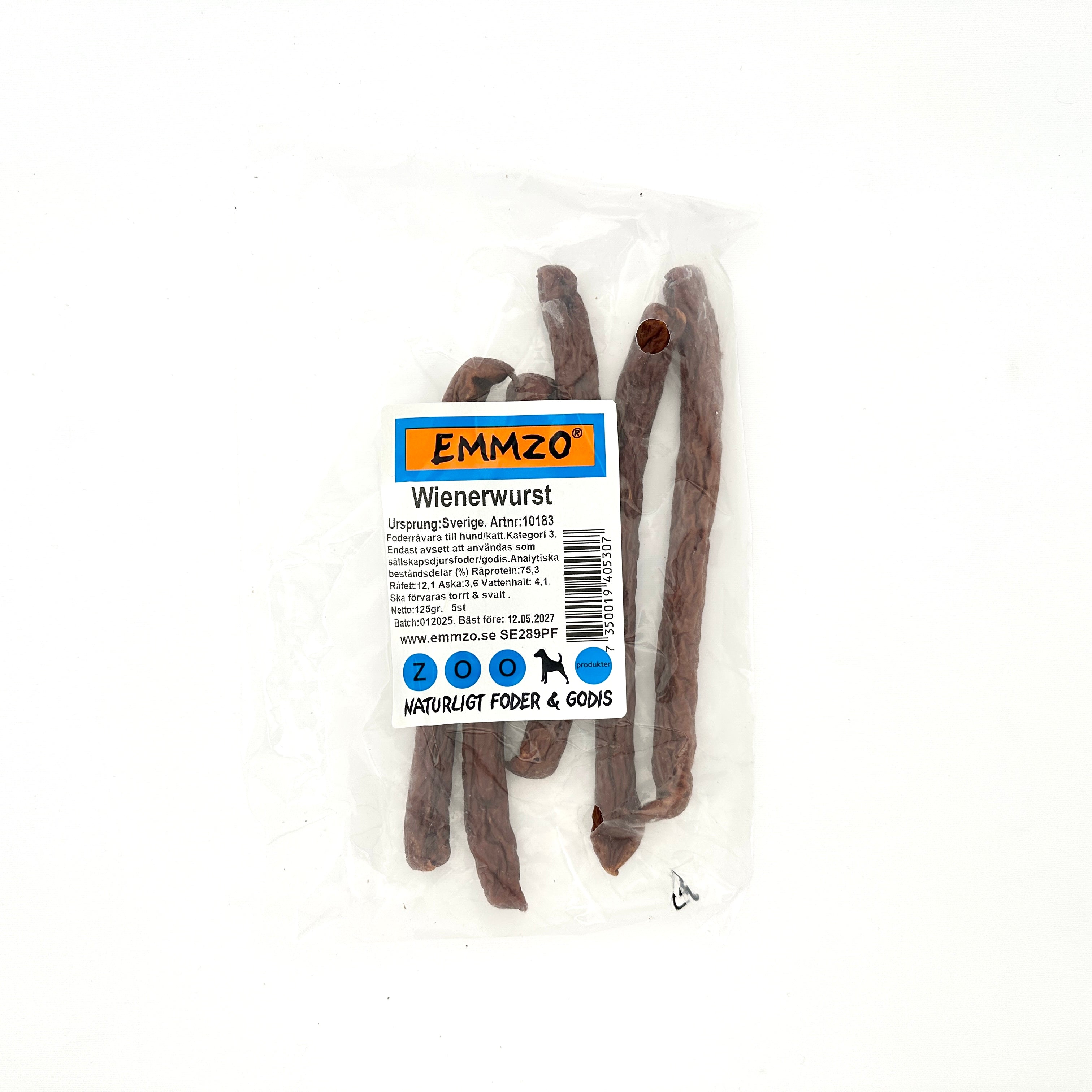 Emmzo | Wienerwurst - Svensk salami av viltkött