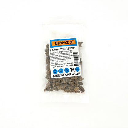 Emmzo - Svensk lammlever tärnad (100 eller 300g)