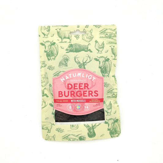 Farm & Forest - Hjortburgare med mussla (120g)