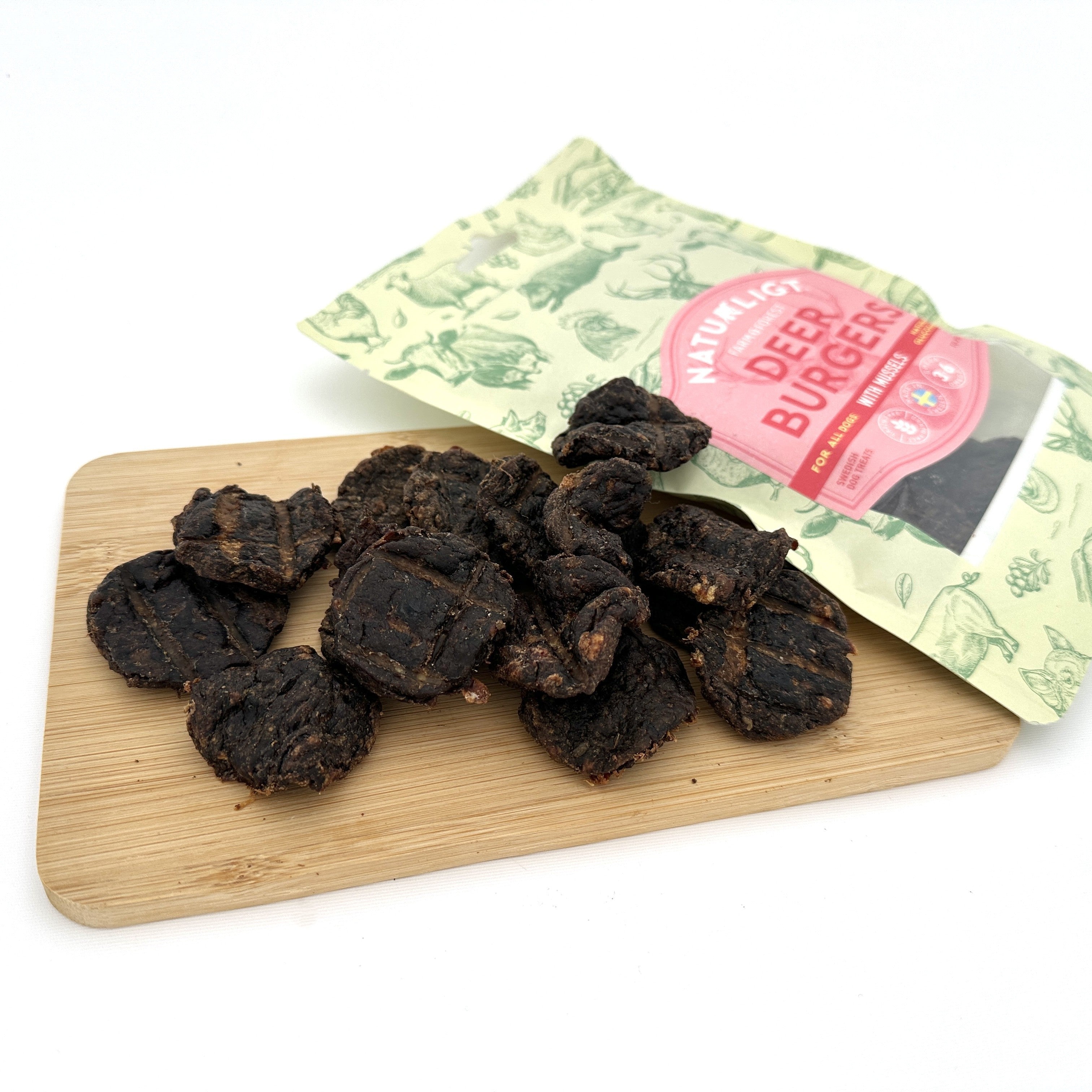 Farm & Forest - Hjortburgare med mussla (120g)