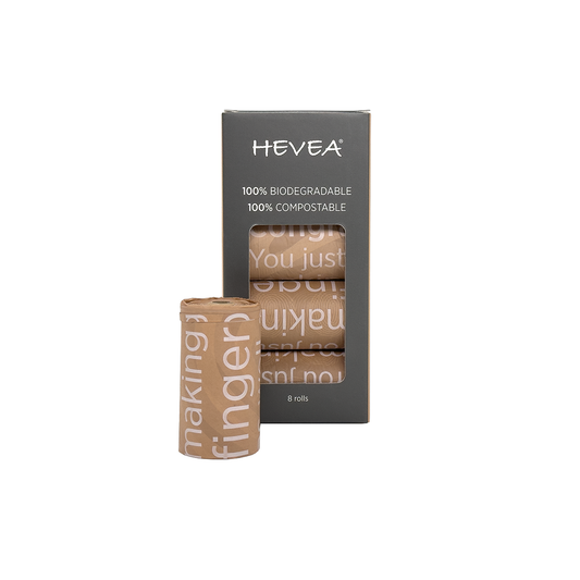 Hevea - Biologiskt nedbrytbara bajspåsar (120st)