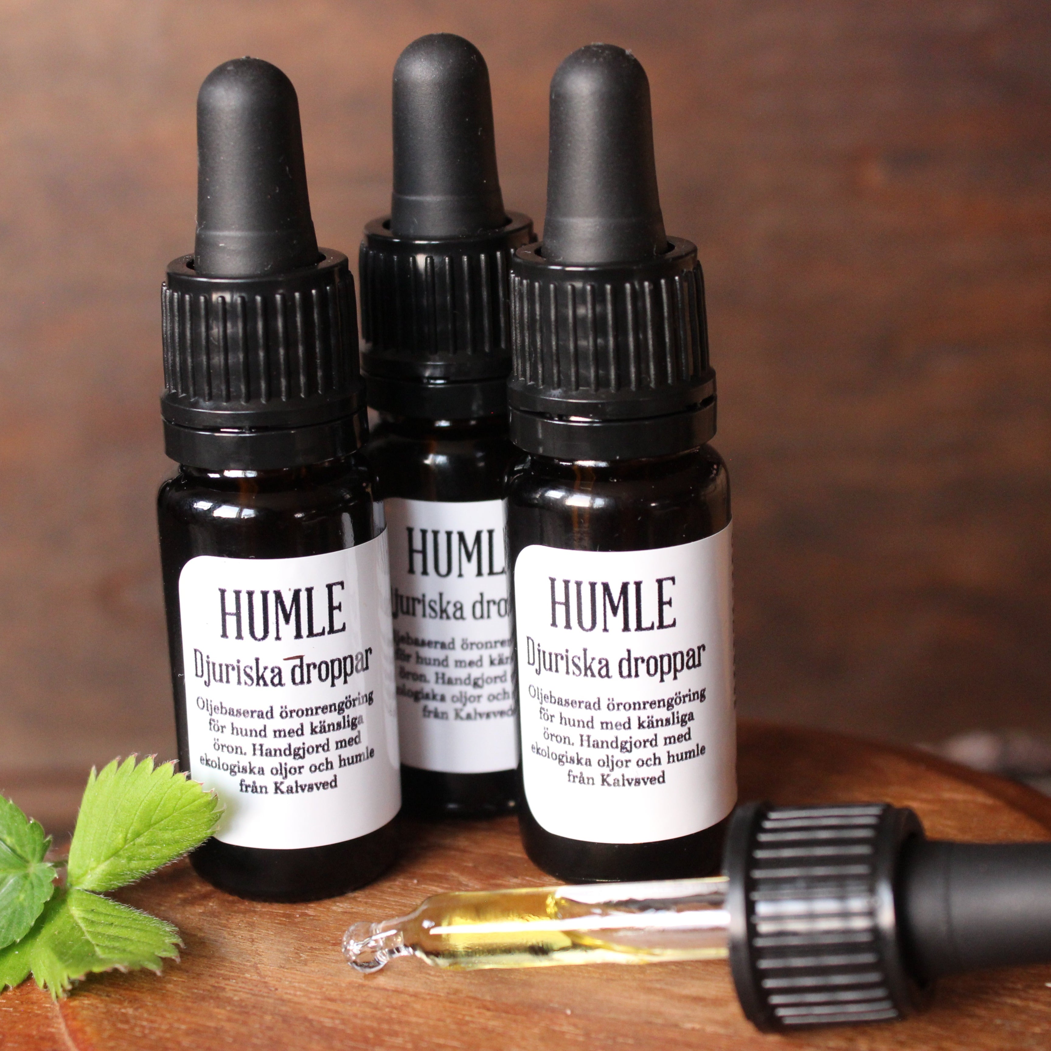 HUMLE - Djuriska droppar - Svensk öronrengöring (10ml)