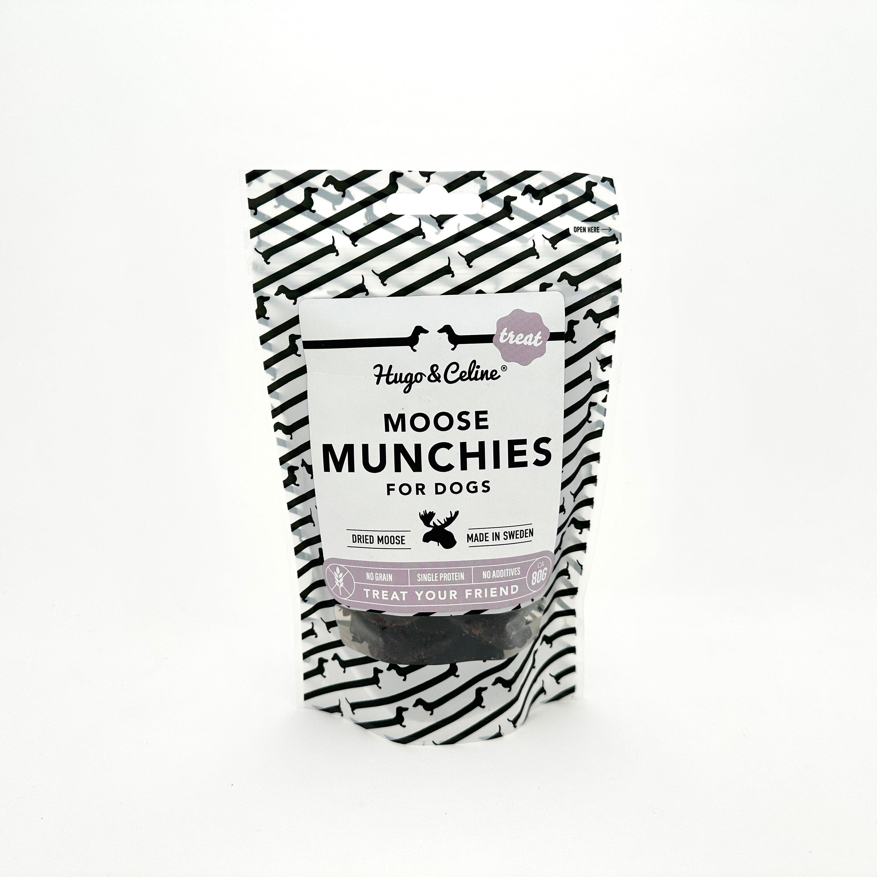 Hugo & Celine - Moose Munchies | Svenska älgkakor (80g)