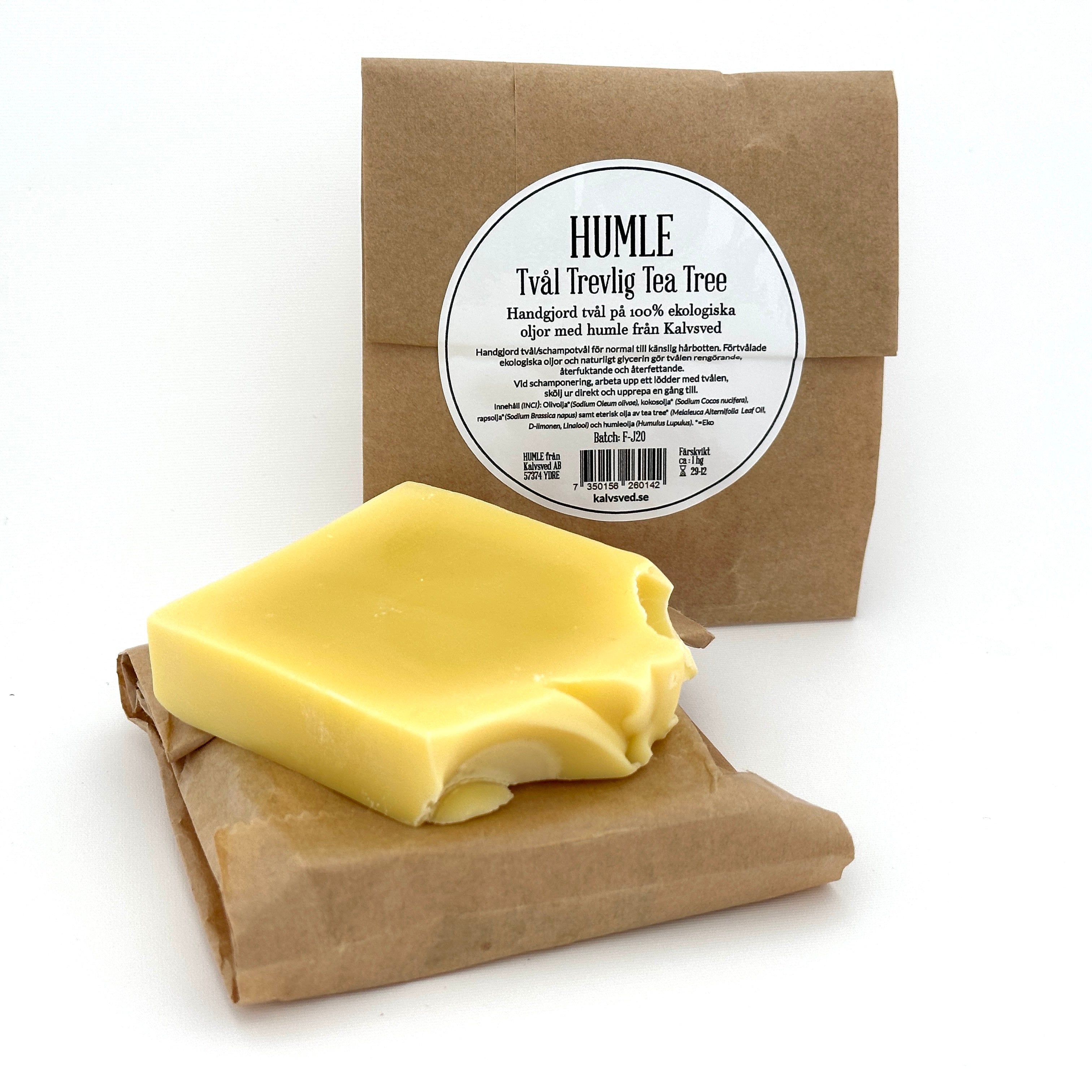 HUMLE - Tea tree - Tvål för känslig hy (100g)