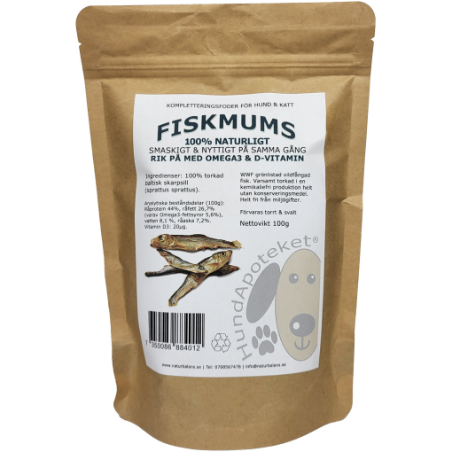 Hundapoteket - Fiskmums (100g)