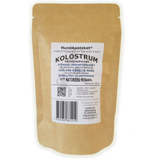 Hundapoteket - Kolostrum Råmjölkspulver