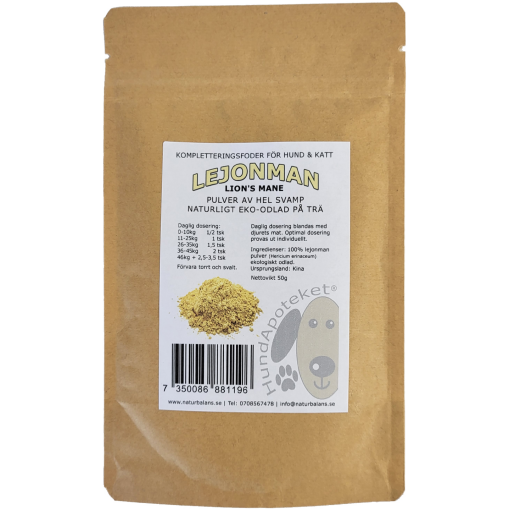 Hundapoteket - Lejonman, Lion´s Mane (50g)