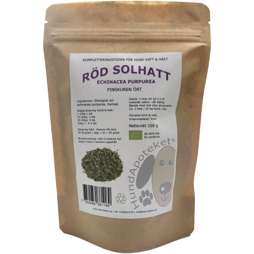 Hundapoteket - Röd Solhatt, Echinacea (100g)