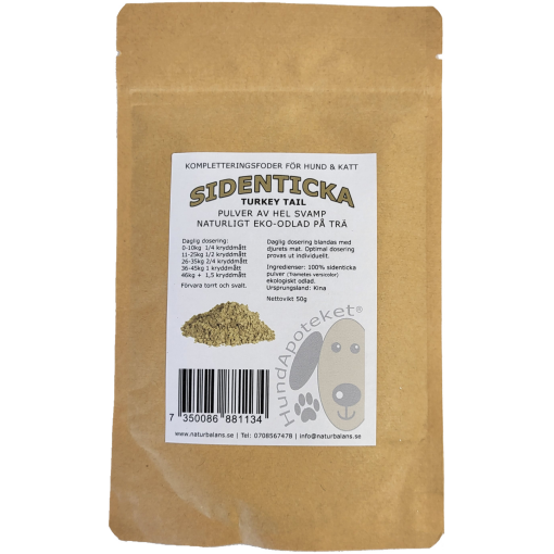 Hundapoteket - Sidenticka, Turkey Tail (50g)