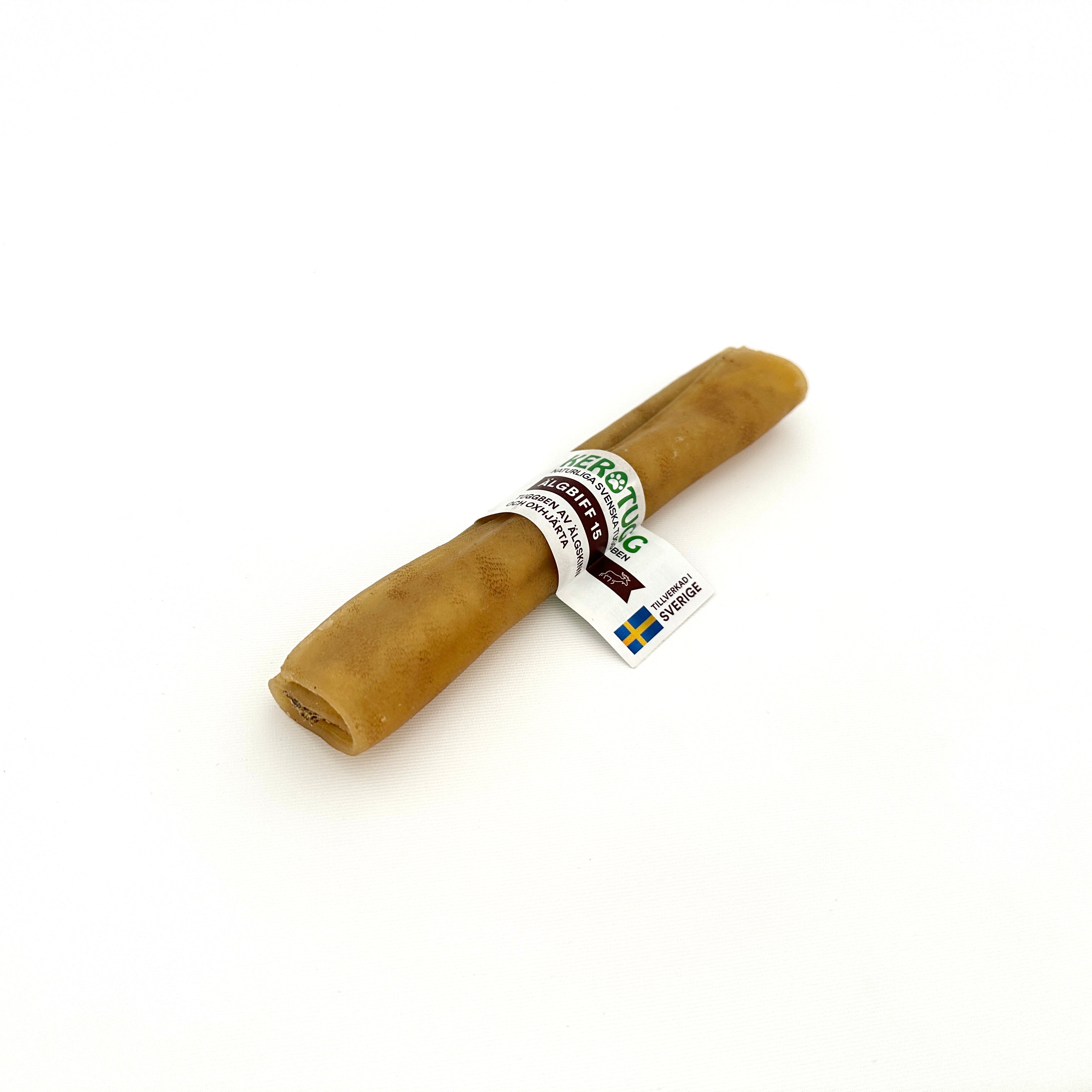 Kerotugg - Älgrulle fylld med nöthjärta (15cm, 40g)