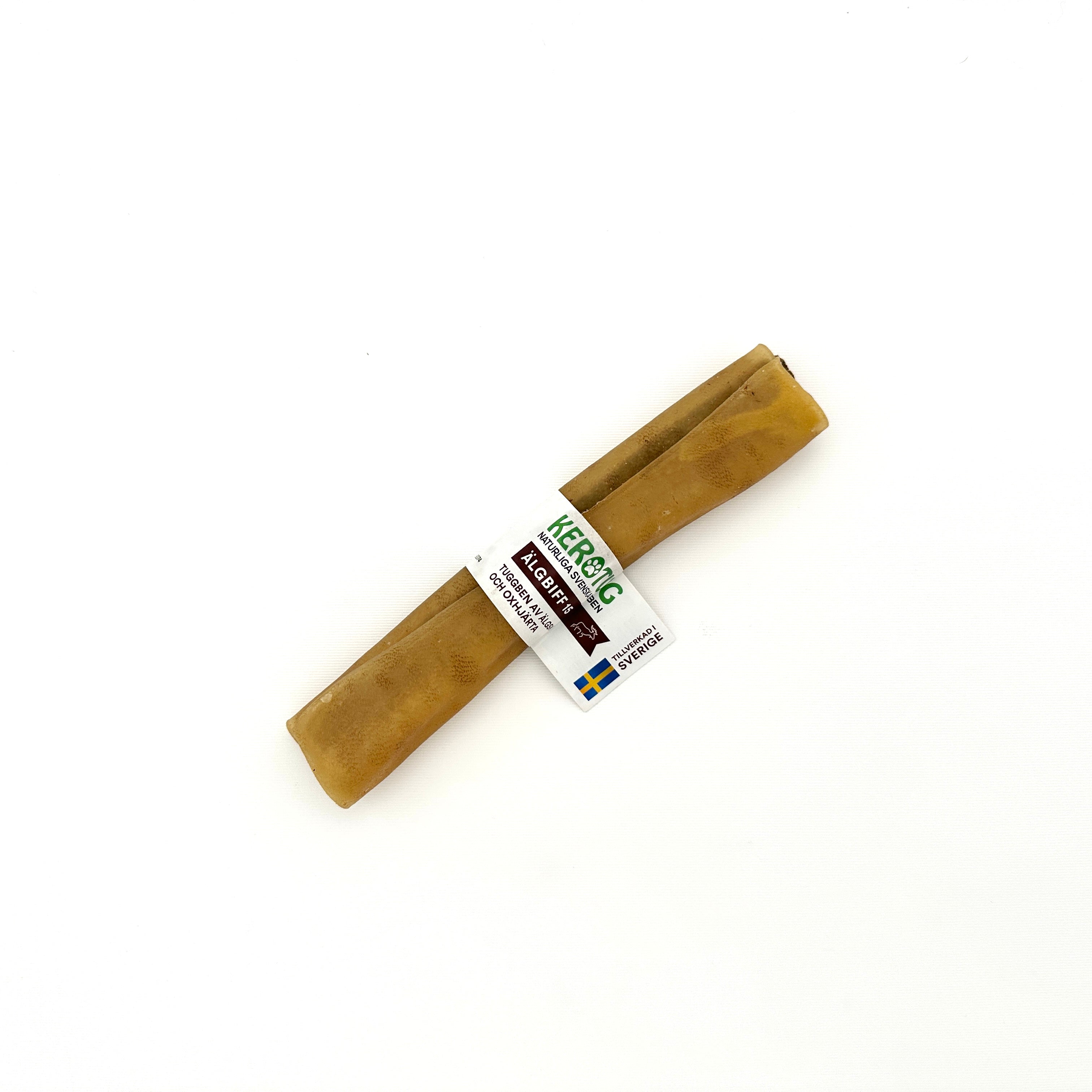Kerotugg - Älgrulle fylld med nöthjärta (15cm, 40g)