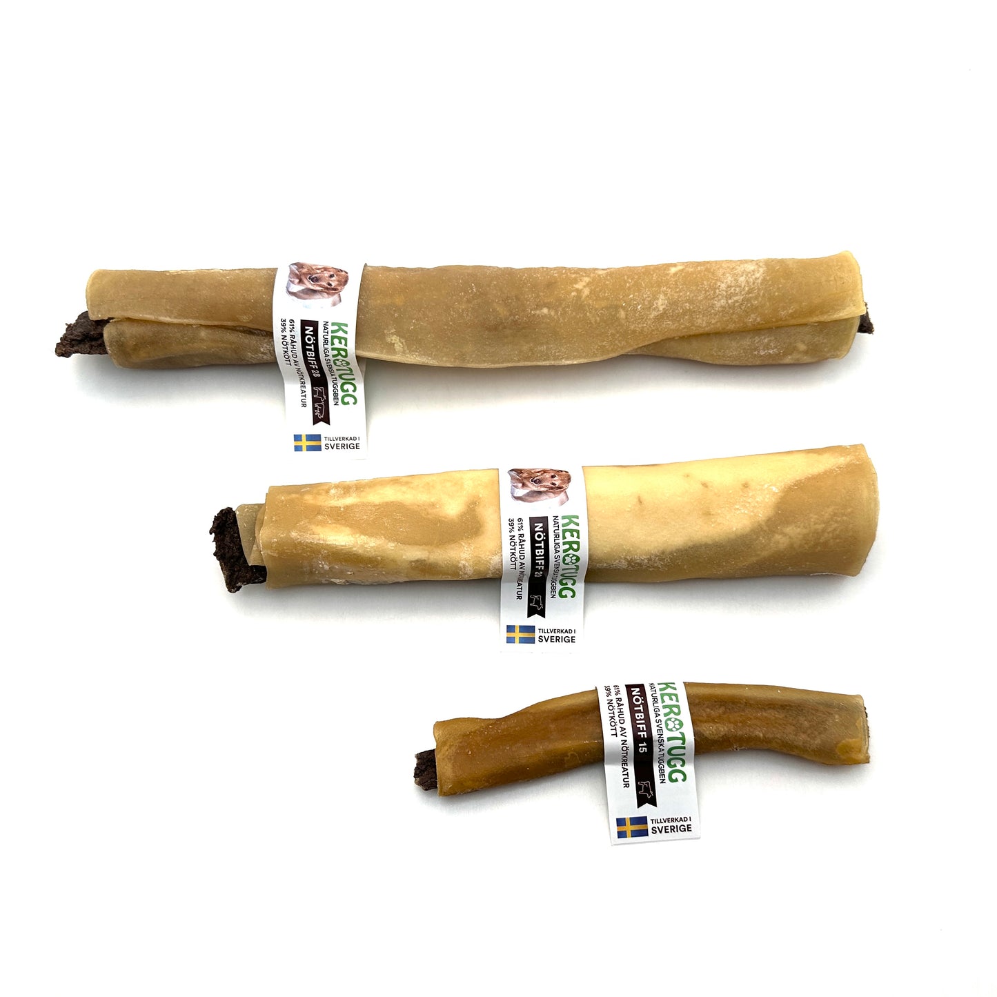 Kerotugg - Nötrulle fylld med nöthjärta (15, 20 eller 28cm)
