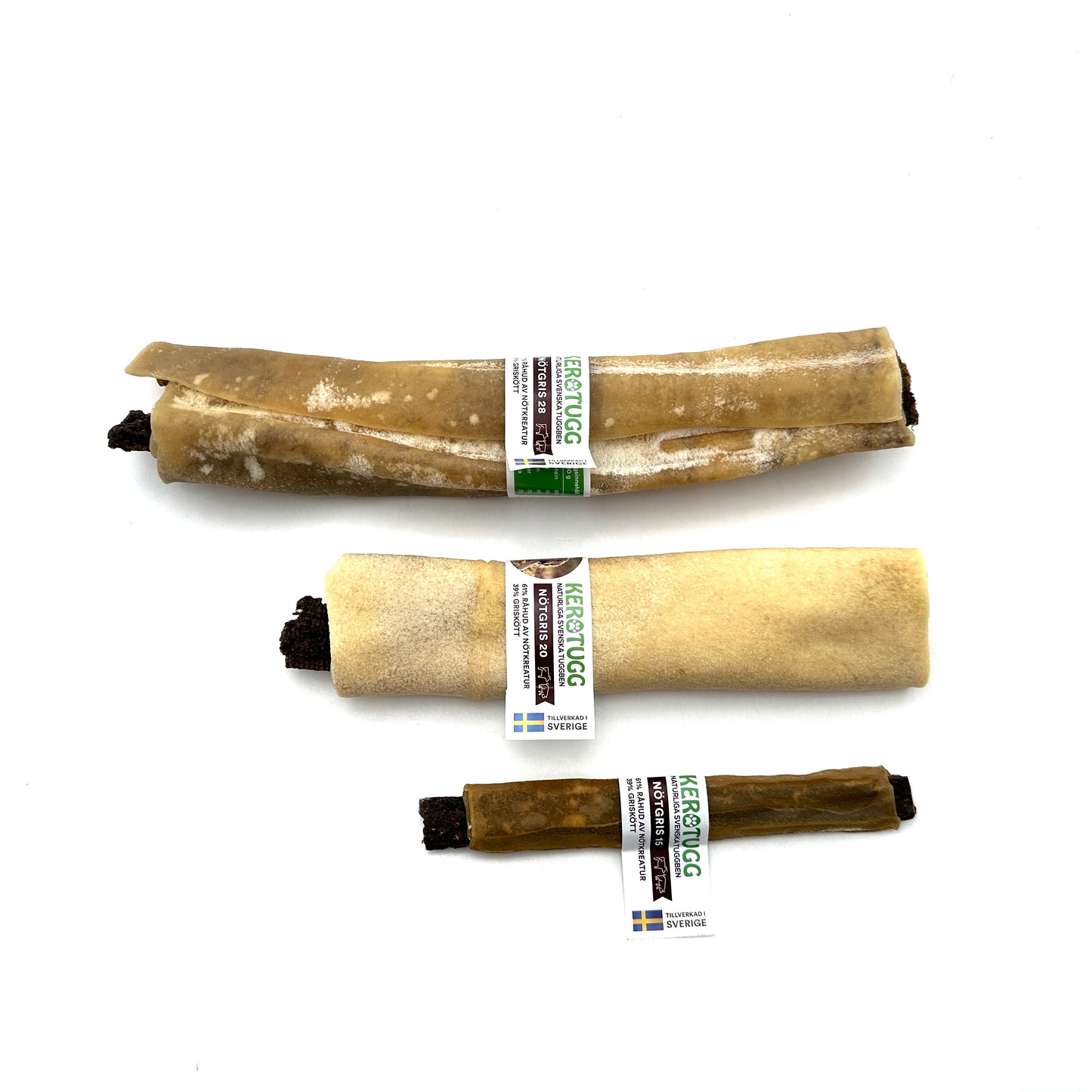 Kerotugg - Nötrulle fylld med grishjärta (15, 20 eller 28cm)