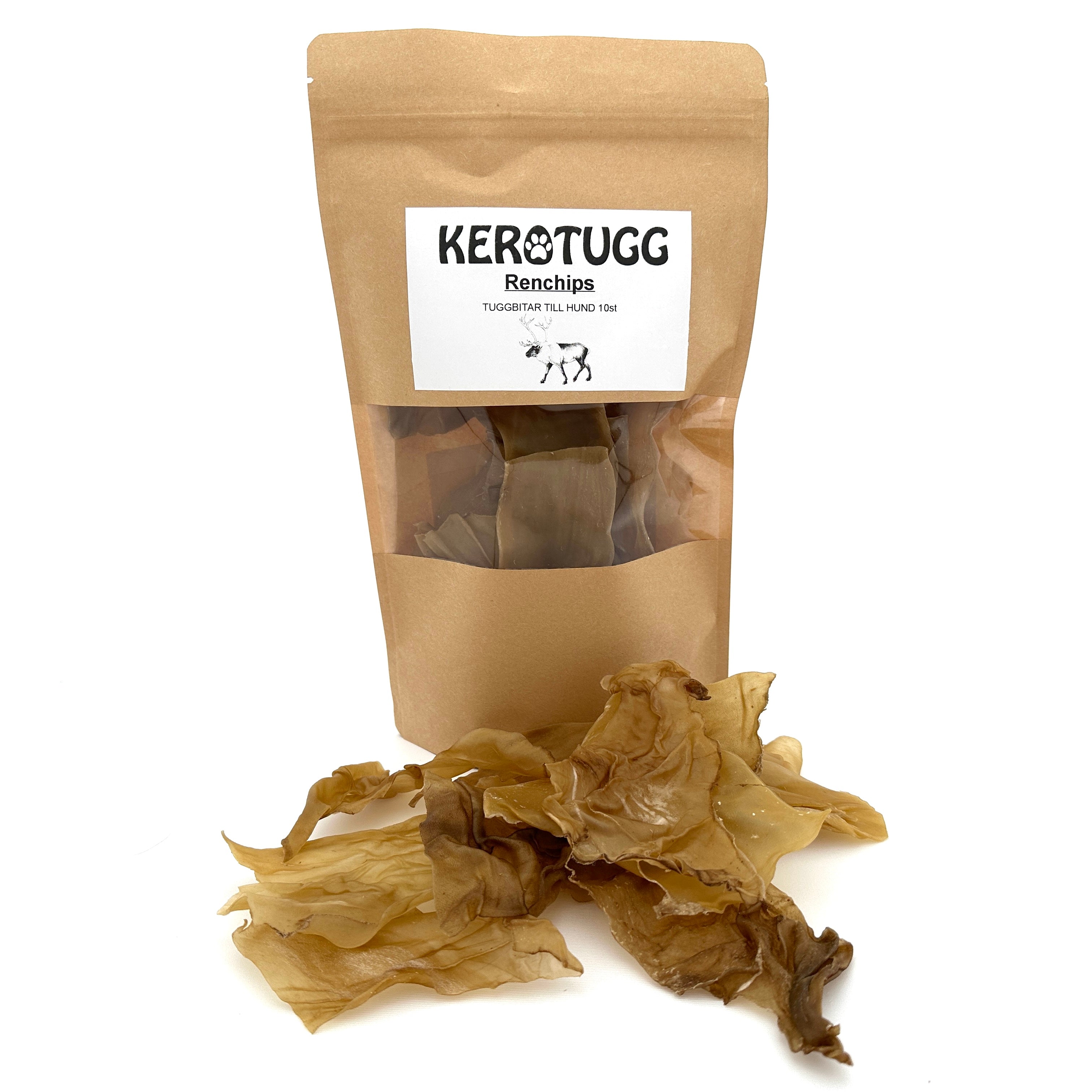 Kerotugg - Renchips i påse (40g)