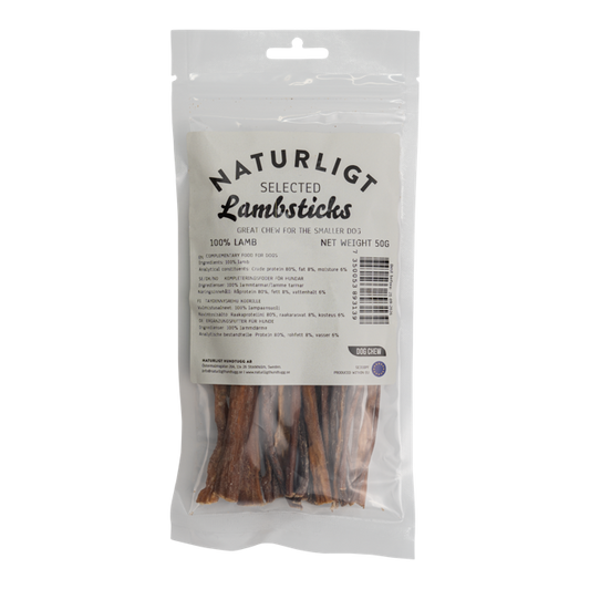Naturligt selected - Lammsticks (50g)