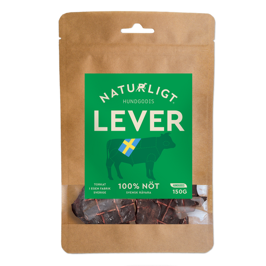 Naturligt hundtugg - Nötlever (150g)