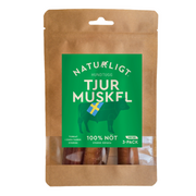 Naturligt hundtugg - Svensk tjurmuskel (12-15cm, 3-pack)