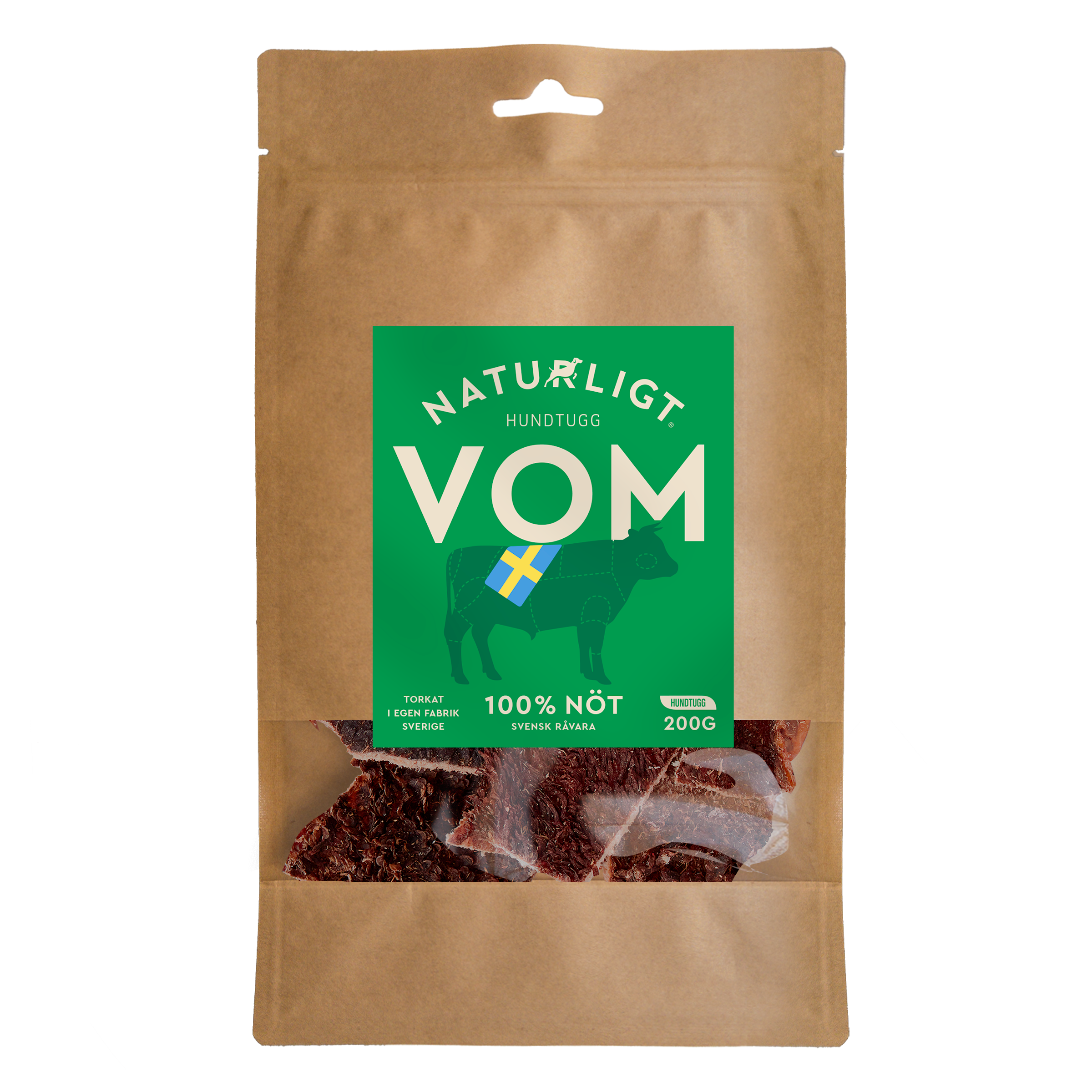 Naturligt hundtugg - Nötvom (200g)