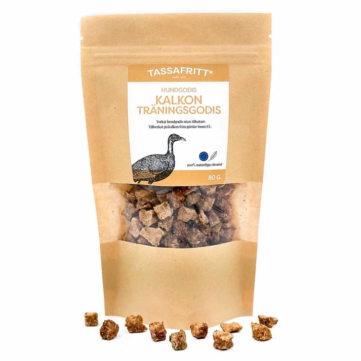 TassaFritt - Kalkongodis i småbitar (80g)