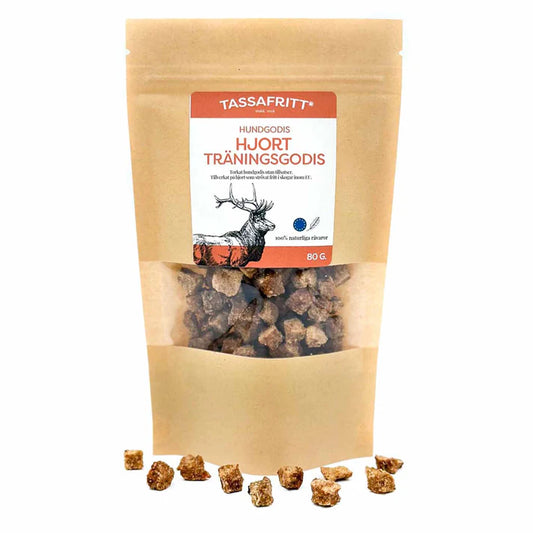 TassaFritt - Hjortgodis i småbitar (80g)