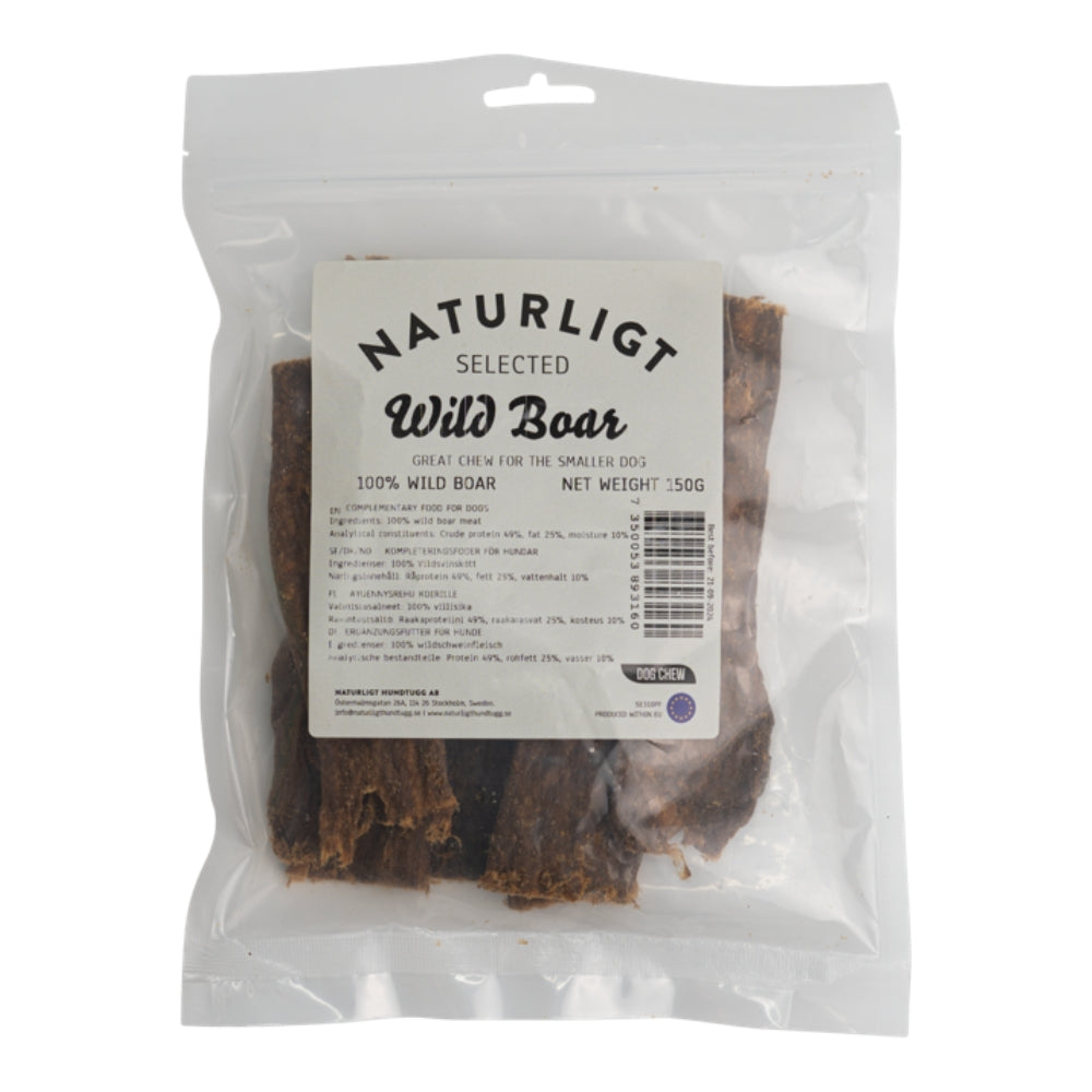 Naturligt selected - Kex av 100% vildssvinskött (150g)