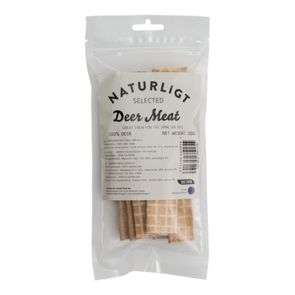 Naturligt selected - Kex av 100% hjortkött (100 eller 300g)