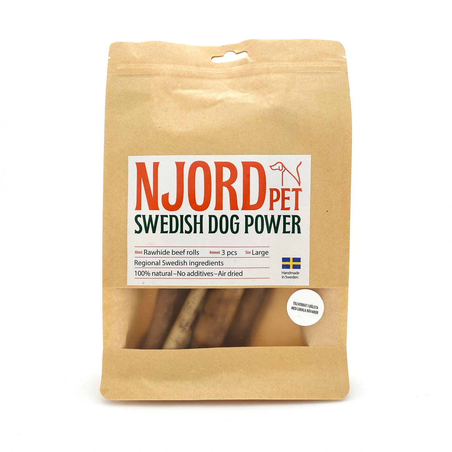 Njord Pet - Nötrulle (15, 20, 30 eller 50cm)