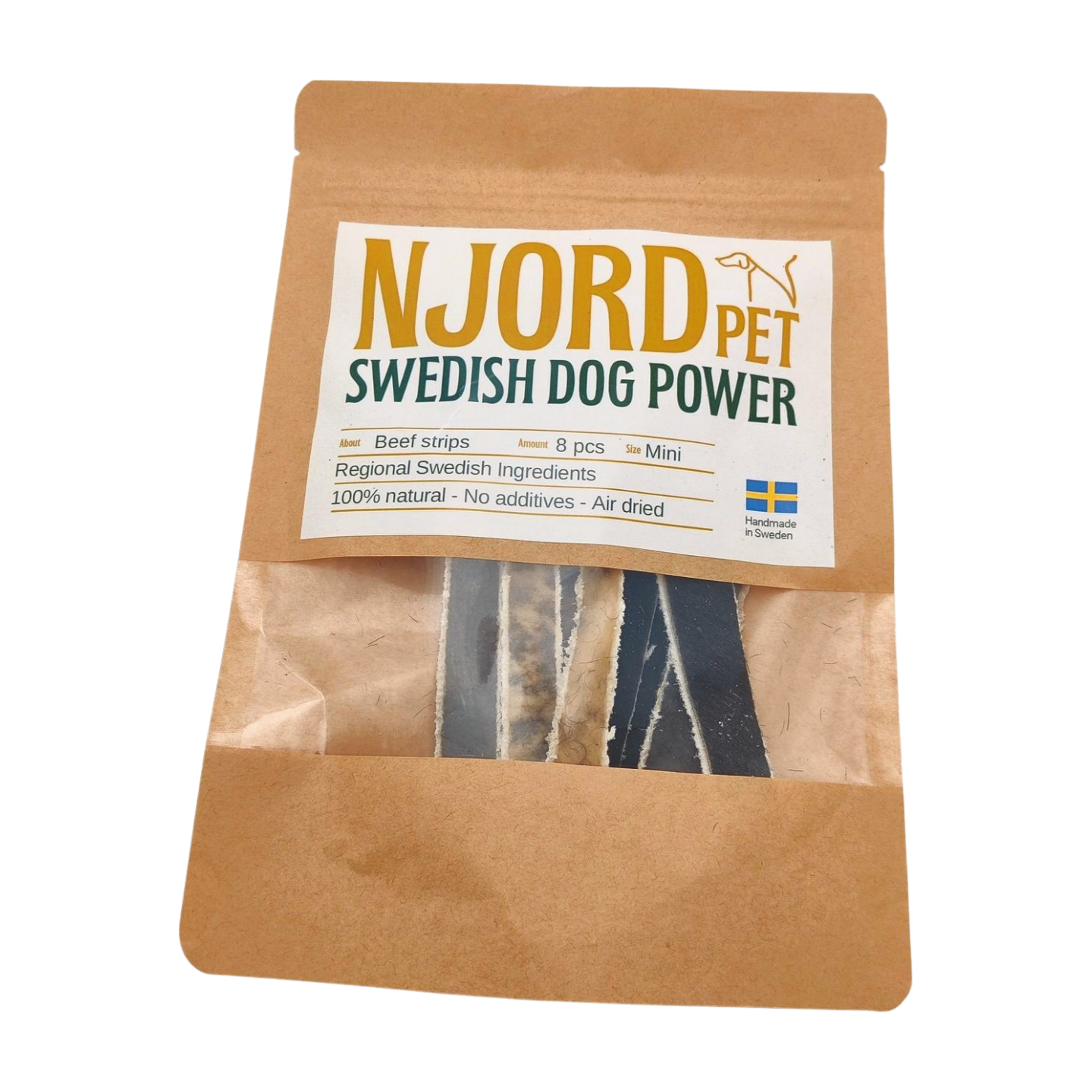Njord Pet - Nötstrips MINI 14cm