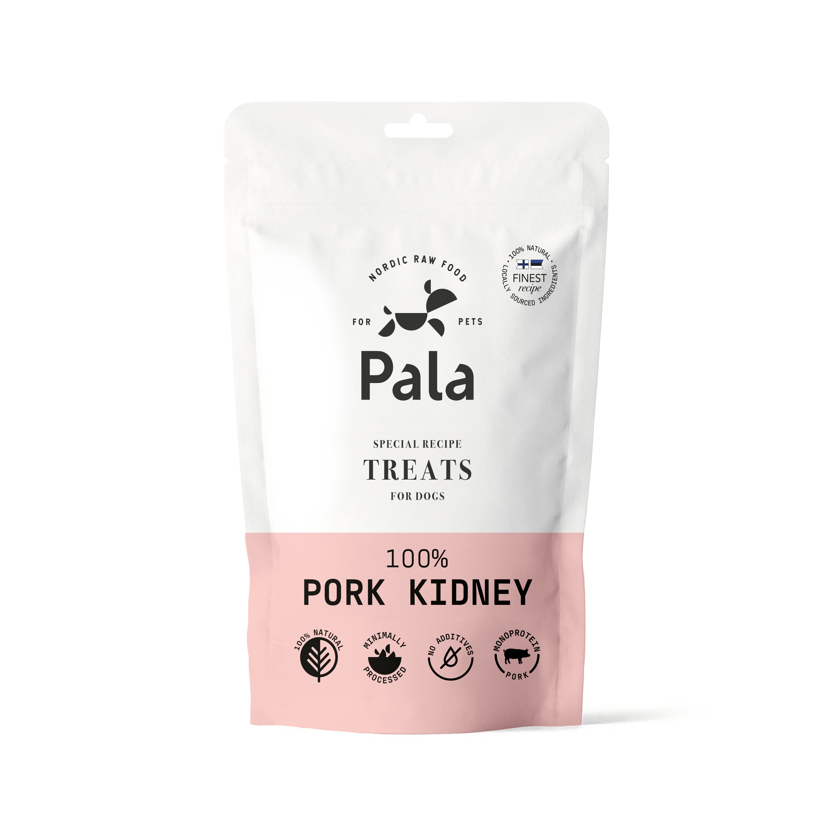 Pala - Hundgodis av 100% grisnjure (100g)
