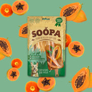 Soopa - Tugg av torkad papaya (75g)