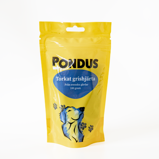 Pondus - Torkat grishjärta (100g)