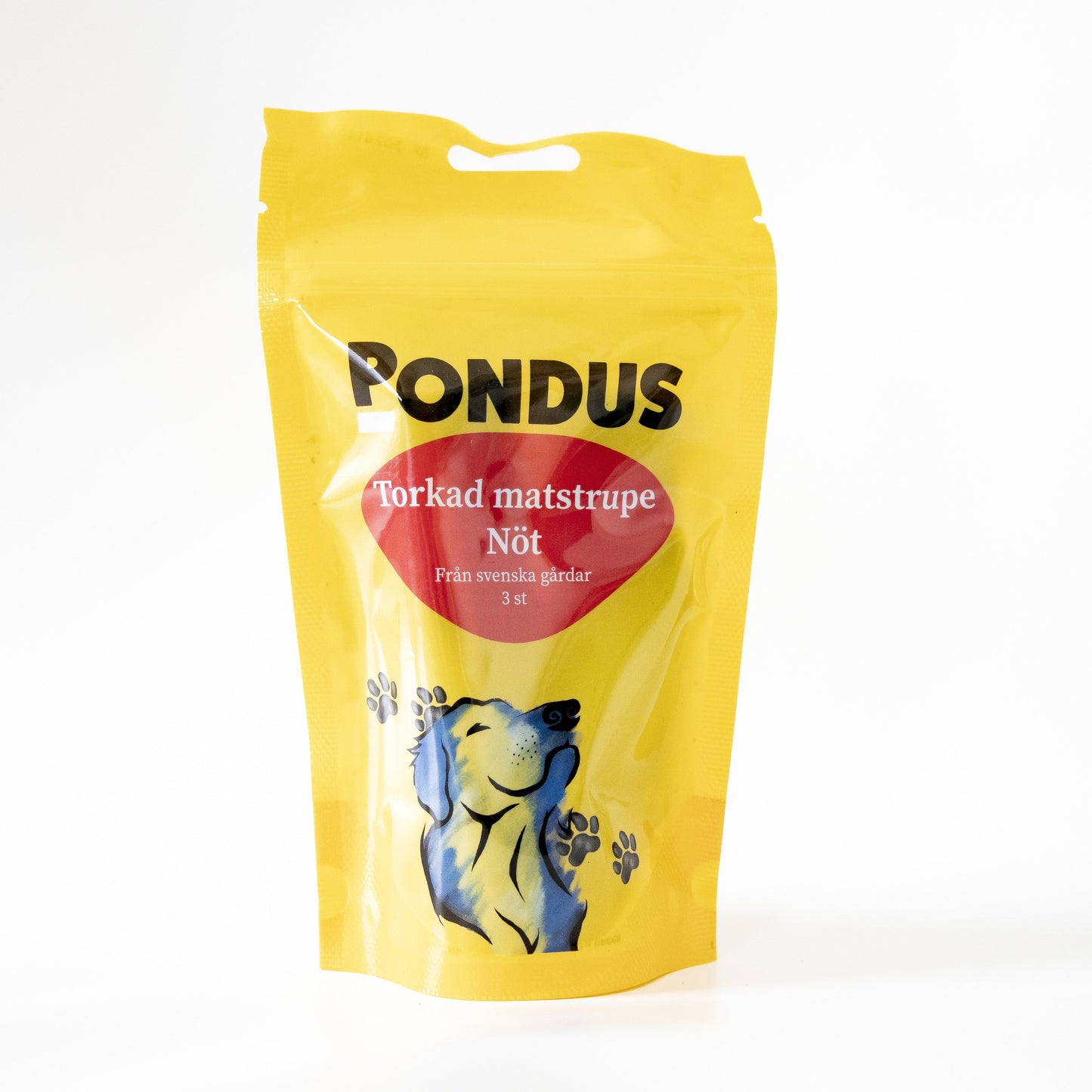 Pondus - Torkat matstrupe från nöt (3-pack)