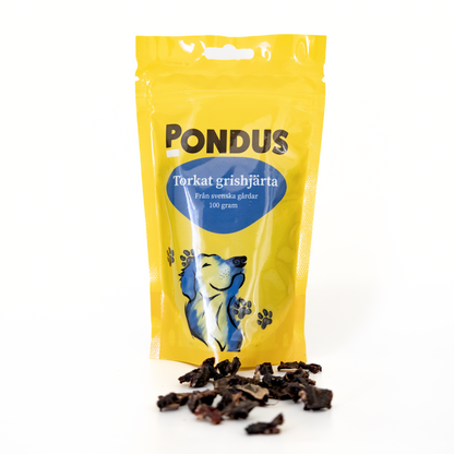 Pondus - Torkat grishjärta (100g)