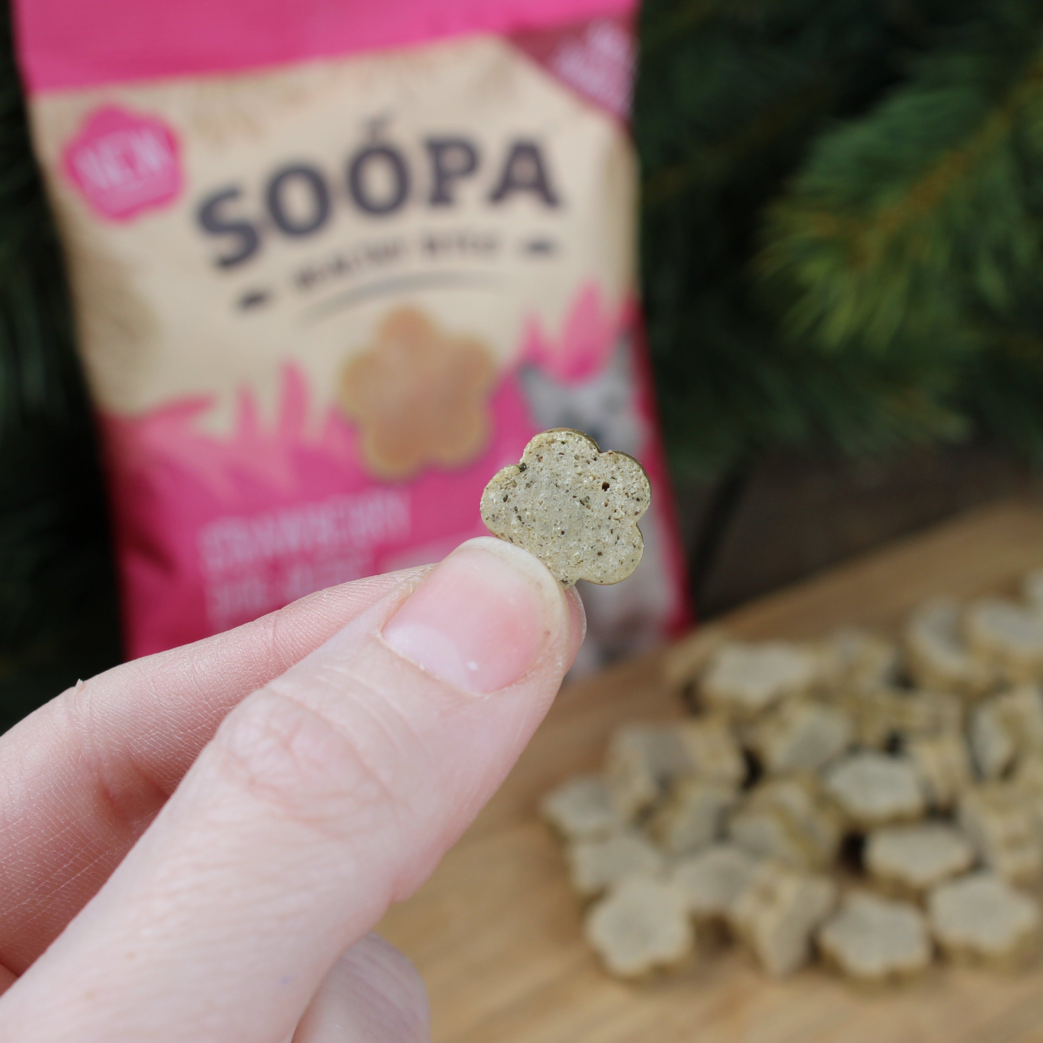 Soopa - Hundgodis | Strawberry Dog-Quiri, jordgubb och kokos (50g, 50 bitar)