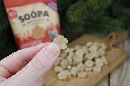 Soopa - Hundgodis | Gingerbread Biscuit, Ingerfära och tranbär (50g, 50 bitar)