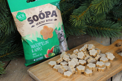 Soopa - Hundgodis | Vattenmelon och äpple (50g, 50 bitar)