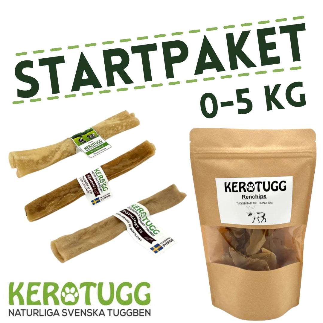 Kerotugg - Startpaket | För de minsta hundarna (ca 0-5kg)