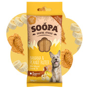 Soopa - Tuggpinnar | Banan & Jordnötssmör (4-pack)