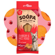 Soopa - Tuggpinnar | Tranbär & Sötpotatis (4-pack)