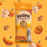 Soopa - Tuggpinnar | Pumpkin Spiced Latte - Pumpa & Kanel (4-pack)