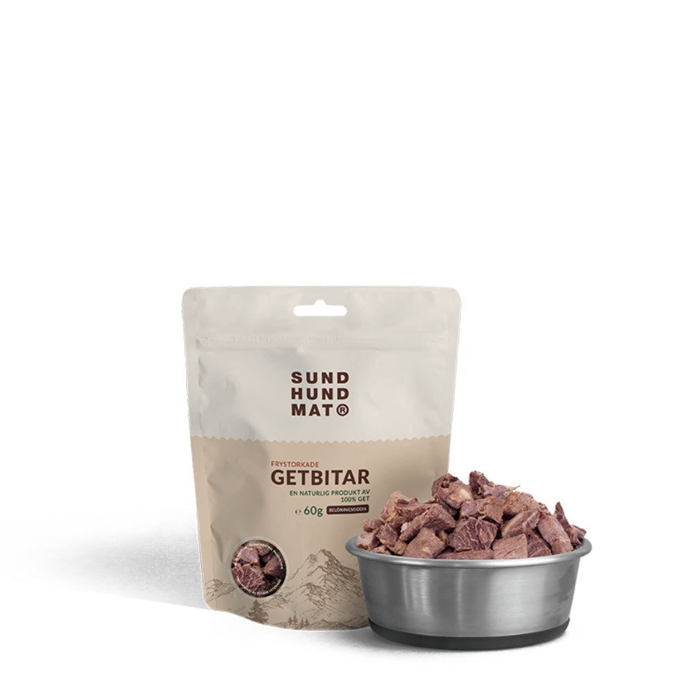 Sund Hundmat - Frystorkade getbitar (60g)