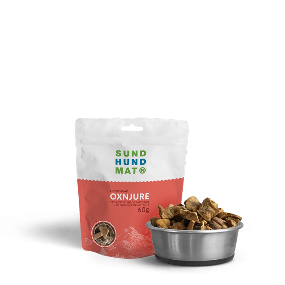 Sund Hundmat - Frystorkad oxnjure (60g)