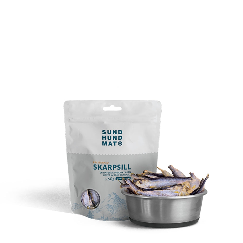 Sund Hundmat - Frystorkad skarpsill (60g)