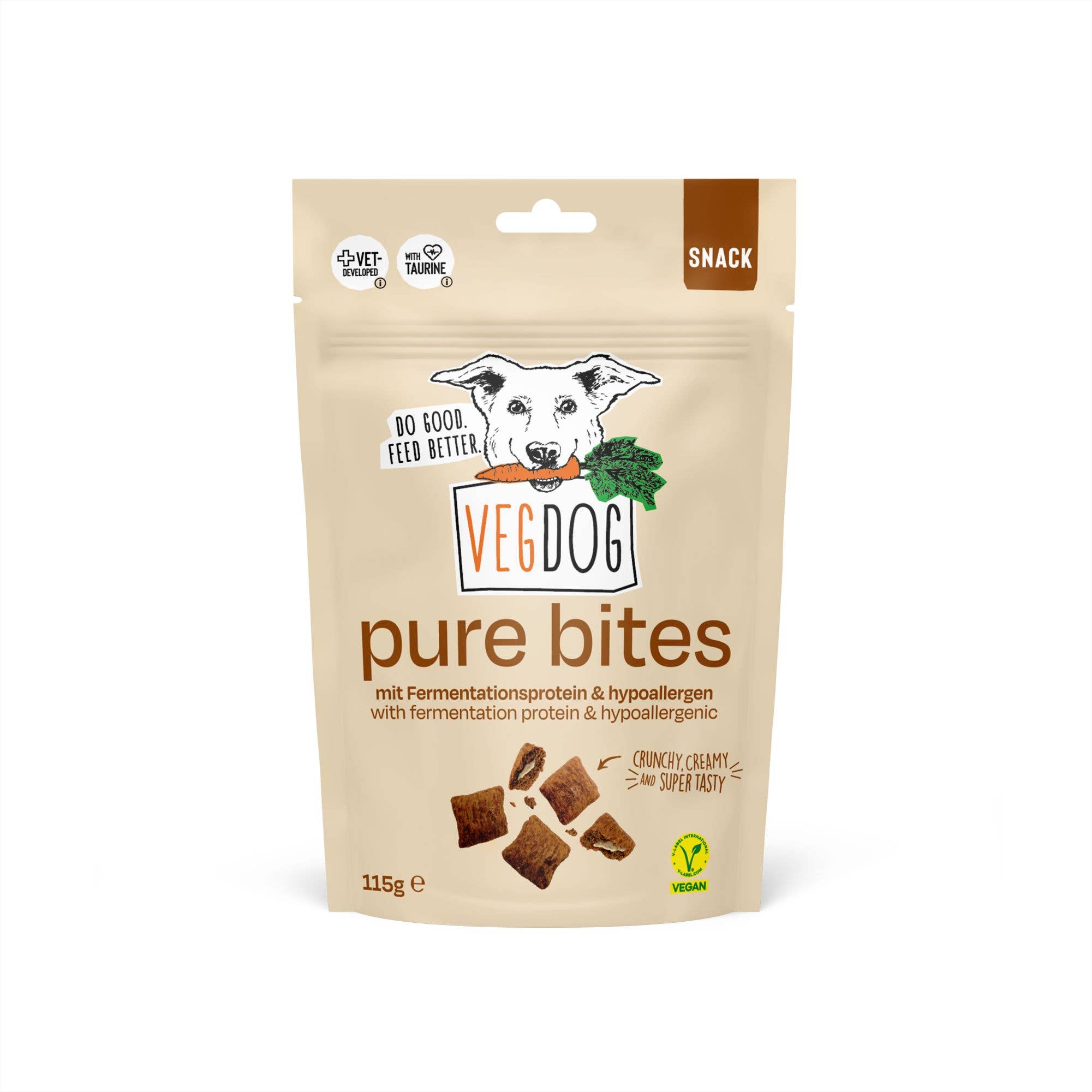 VEGDOG - Pure bites (115g)